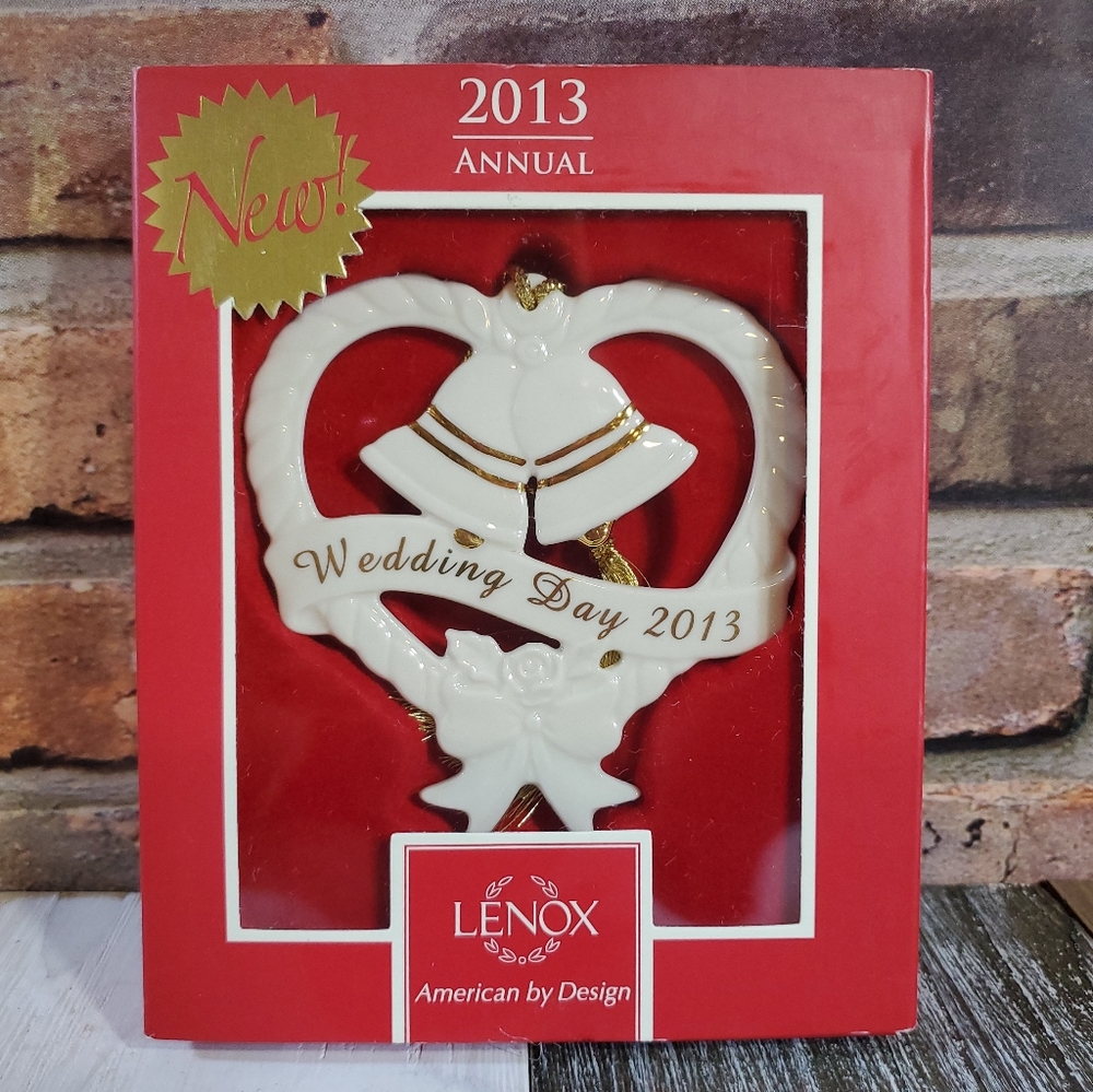 Lenox 2013 Wedding Bells Christmas Ornament